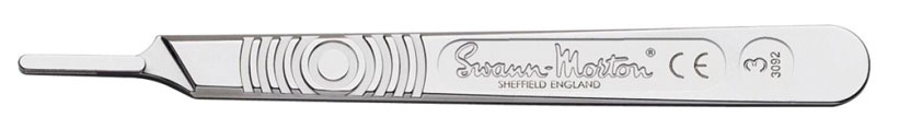 Surgical blade handle no. 3, 1 pc