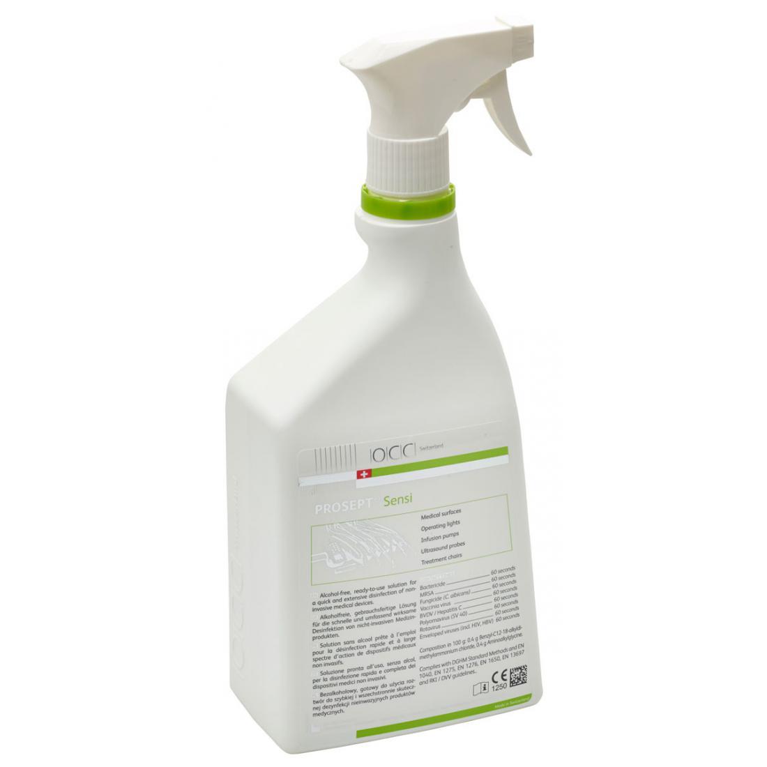 Alcohol-free disinfectant detergent