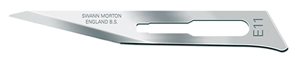 Surgical blades no. 11, 100 pcs