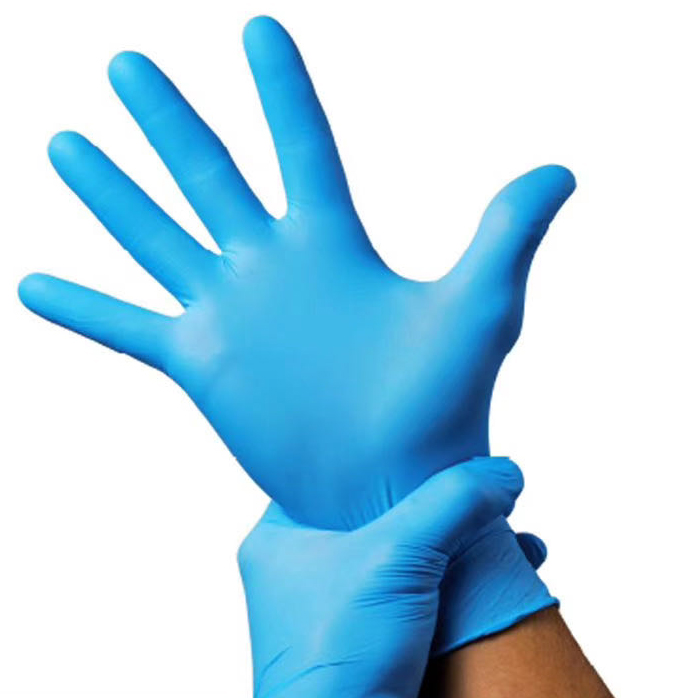 Nitrile examination gloves, medium, box/100 pcs