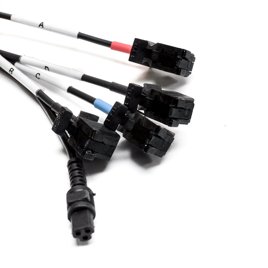 4 Channel Power Optical Cable – 5m, square connectors