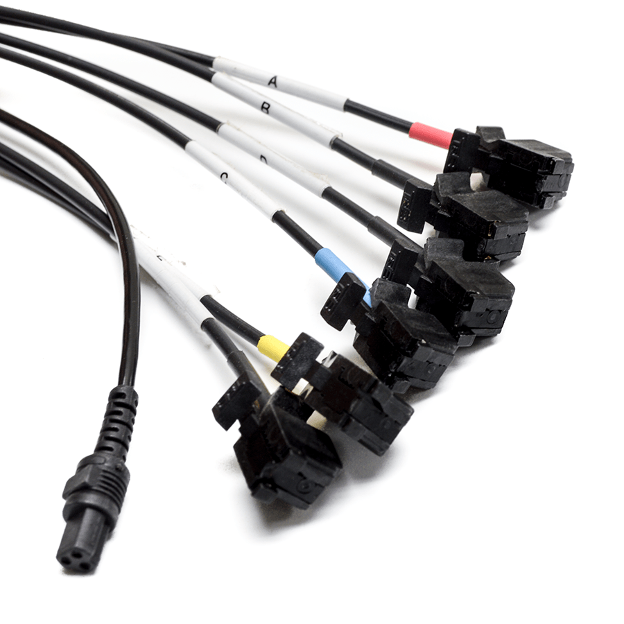6 Channel Power Optical Cable – 5m, square connectors