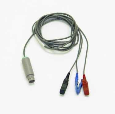 Alligator electrode lead cable for USB Lite